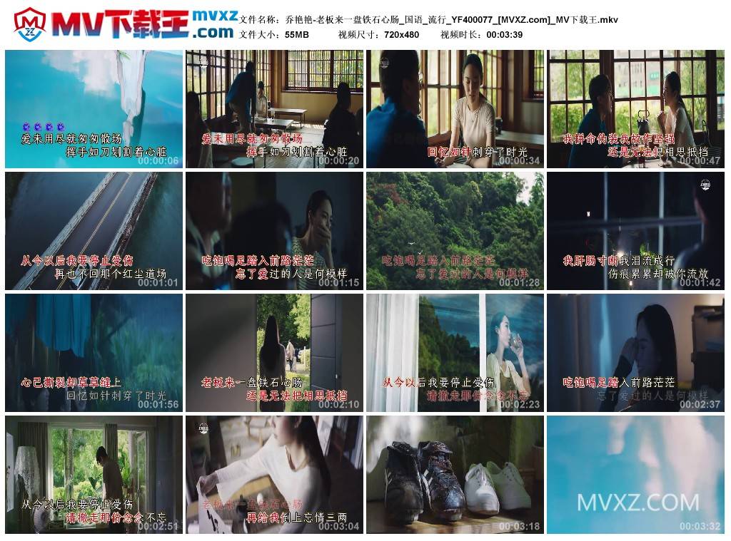 乔艳艳-老板来一盘铁石心肠_国语_流行_YF400077